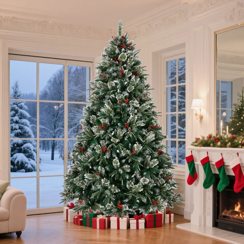8ft artificial christmas snow - 8ft,