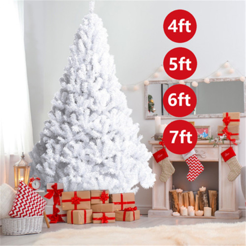 7ft white artificial - 4/5/6/7ft, pvc