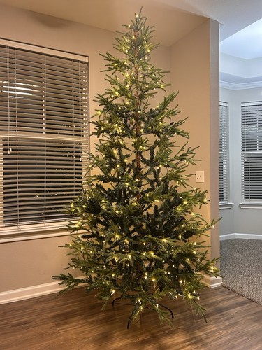 8ft pre lit christmas - 8ft, tree