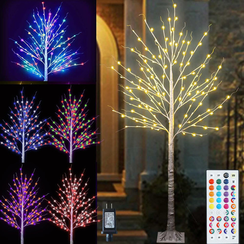 Rgb birch tree with - rgb,