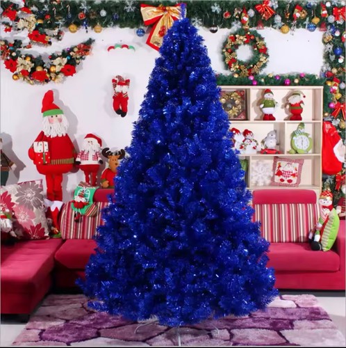 Blue artificial christmas tree - blue,