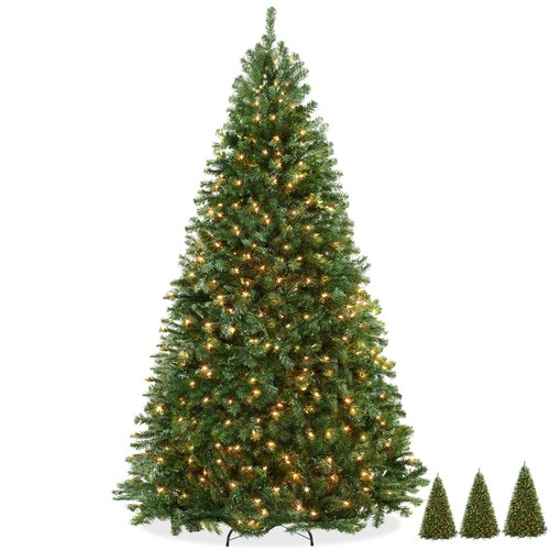Pre lit realistic green - pre-lit, spruce