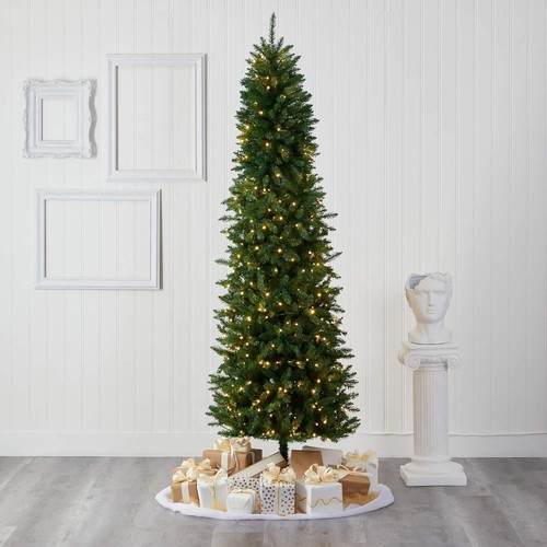 Nearly natural 8ft - slim, green